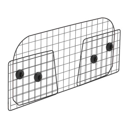 Dog Car Barrier, 96.5-168.5cm Adjustable Car Divider for Trunk Cargo Area, Universal-Fit Back Seat Heavy-Duty Wire Mesh Dogs Separator Guard Net, Vehicle Pet Barrier for Sedans, Trucks and SUVs.