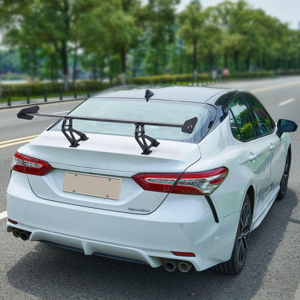GT Wing Car Spoiler, 43.3 inch Universal Spoiler with Single Deck, Adjustable Lightweight Aluminum, Car Rear Spoiler Wing, Racing Spoiler BGW/JDM Drift Black.