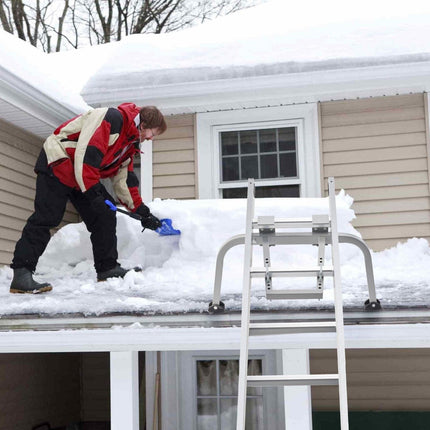 Ladder Stabilizer with Wing Span Heavy Duty Steel Roof Hook Stabilizer.