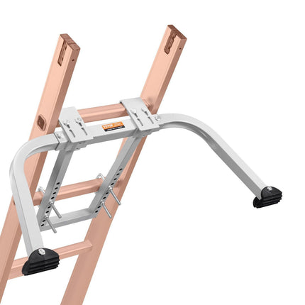 Ladder Stabilizer with Wing Span Heavy Duty Steel Roof Hook Stabilizer.