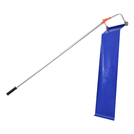 Snow Roof Rake, 27cm Aluminum Blade, 1.25-5.24 m Adjustable Roof Snow Scraper with Wheels & Slide, Lightweight Snows Removal Tool for House Rooftop Leaves Debris Clearing.