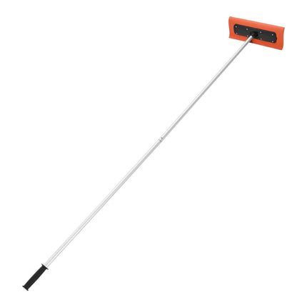 Snow Roof Rake, 45cm Foam Blade, 2.25-5.62 m Adjustable Roof Snow Scraper, Extension Tubes & Non-Slip Handle, Lightweight Snows Removal Tool for House Leaves Debris Clearing.