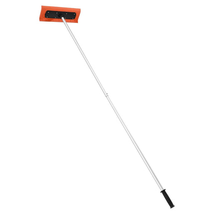 Snow Roof Rake, 45cm Foam Blade, 2.25-5.62 m Adjustable Roof Snow Scraper, Extension Tubes & Non-Slip Handle, Lightweight Snows Removal Tool for House Leaves Debris Clearing.