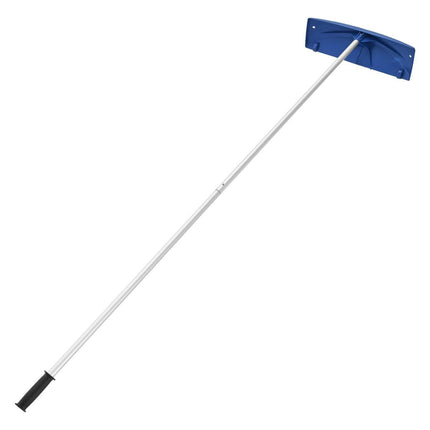 Snow Roof Rake, 60cm PP Plastic Blade, 1.18-5.55 m Adjustable Roof Snow Scraper with Wheels, Anti-Slip Handle Snows Removal Tool, Lightweight House Rooftop Rake for Leaves Debris Removal.