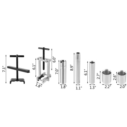 Turbine Shaft, 6pcs Pump Stator Seal Ring Tools, Spring Compressor, Pump Puller Kit, Bushing Sizer Rotor Aligner, Pump Stator Seal Ring and Re-Sizer Kit for Thm700-R4 (Md8), 4L60, 4L60E, 4L70E.