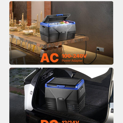 VEVOR Portable Car Refrigerator Freezer Compressor 20L Single Zone for Car Home.