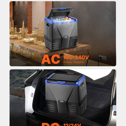 VEVOR Portable Car Refrigerator Freezer Compressor 35L Single Zone for Car Home.