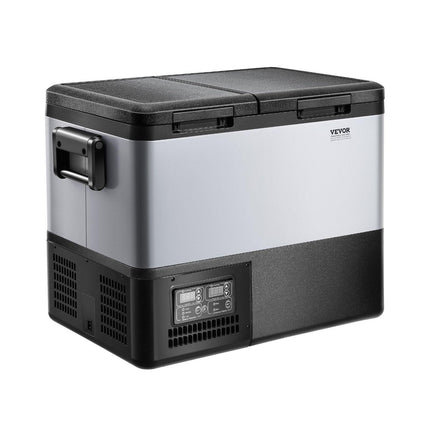 VEVOR Portable Car Refrigerator Freezer Compressor 45L Dual Zone for Car Home.