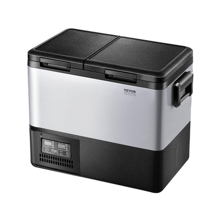VEVOR Portable Car Refrigerator Freezer Compressor 45L Dual Zone for Car Home.