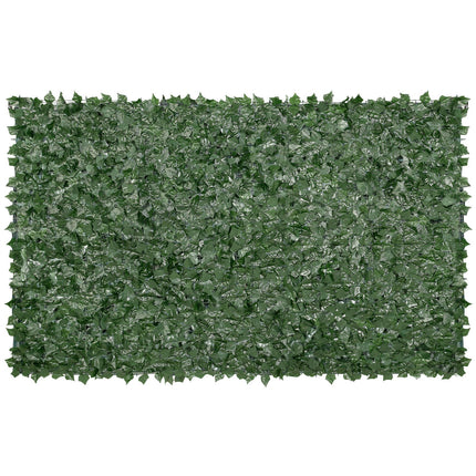 Ivy Privacy Fence, 59 x 98 in Artificial Green Wall Screen, Greenery Ivy Fence with Mesh Cloth Backing and Strengthened Joint, Faux Hedges Vine Leaf Decoration for Outdoor Garden, Yard, Balcony.