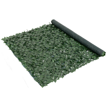 Ivy Privacy Fence, 59 x 98 in Artificial Green Wall Screen, Greenery Ivy Fence with Mesh Cloth Backing and Strengthened Joint, Faux Hedges Vine Leaf Decoration for Outdoor Garden, Yard, Balcony.
