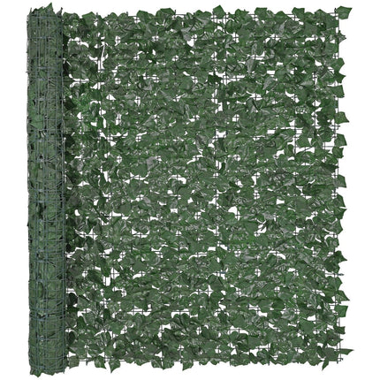 Ivy Privacy Fence, 1500 x 2490 mm Artificial Green Wall Screen, Greenery Ivy Fence with Strengthened Joint, Faux Hedges Vine Leaf Decoration for Outdoor Garden, Yard, Patio Decor.