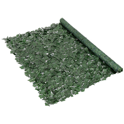 Ivy Privacy Fence, 1500 x 2490 mm Artificial Green Wall Screen, Greenery Ivy Fence with Strengthened Joint, Faux Hedges Vine Leaf Decoration for Outdoor Garden, Yard, Patio Decor.
