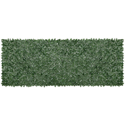 Ivy Privacy Fence, 59 x 158in Artificial Green Wall Screen, Greenery Ivy Fence w/ Mesh Cloth Backing and Strengthened Joint, Faux Hedges Vine Leaf Decoration for Outdoor Garden, Yard, Balcony.