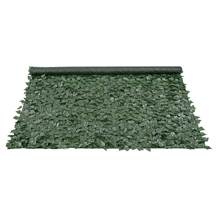 Ivy Privacy Fence, 1830 x 2440 mm Artificial Green Wall Screen, Greenery Ivy Fence with Mesh Cloth Backing and Strengthened Joint, Faux Hedges Vine Leaf Decoration for Outdoor Garden, Yard.