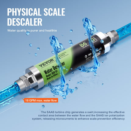 Whole House Salt Free Descaler Physical Scale Descaler System SAAS Alloy.