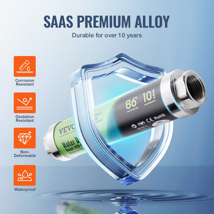Whole House Salt Free Descaler Physical Scale Descaler System SAAS Alloy.