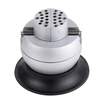 Ball Vise, 3" Engraving Setting Tool, 360° Rotation Engraving Block Vise, 70 PCS Attachment Jewelry Engraving Block Tools Standard Block for Gemstone Inlay and Small-Scale Engraving.