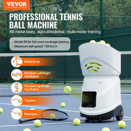 Tennis Ball Machine Automatic Portable Ball Launcher Training Practice.