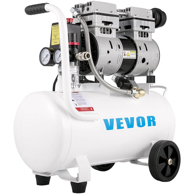 Air Compressor 6.6 Gallon, Portable Air Compressor 1 HP, Oil Free Air Compressor Steel Tank 750W, Pancake Air Compressor 115 PSI, Ultra Quiet Compressor for Home Repair, Tire Inflation.