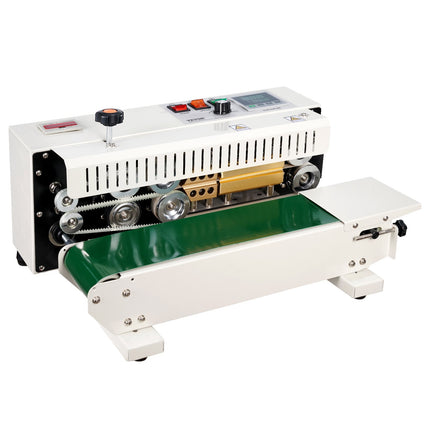 Continuous Bag Band Sealing Machine Horizontal Band Sealer Count Function.