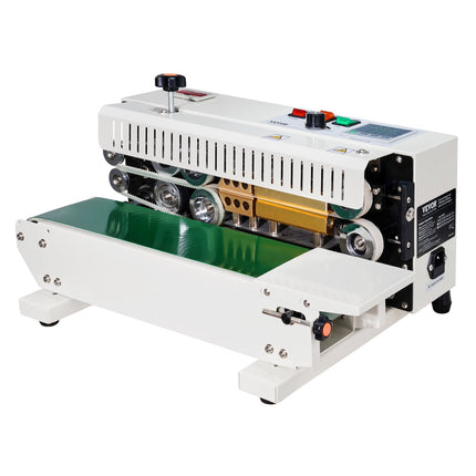 Continuous Bag Band Sealing Machine Horizontal Band Sealer Count Function.