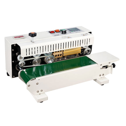 Continuous Bag Band Sealing Machine Horizontal Band Sealer Count Function.