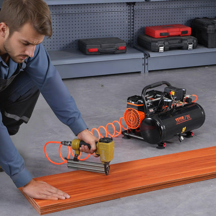 Air Compressor Compact Portable Oil Free Compressor 8L 8bar.
