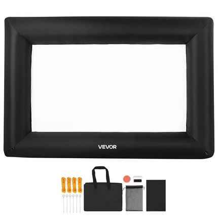 14 ft Inflatable Movie Screen 16:9 600D Movie Projector with Portable Bag.