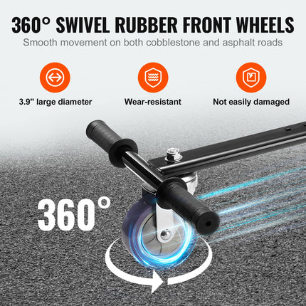 Hoverboard Seat Attachment, Compatible with All 16.5cm20.3cm21.6cm25.4 Hoverboards,Grips Control,Adjustable Frame Length and 99.8 kg Load Capacity,Hover Board Go Karts Accessory,for Kids Adults.
