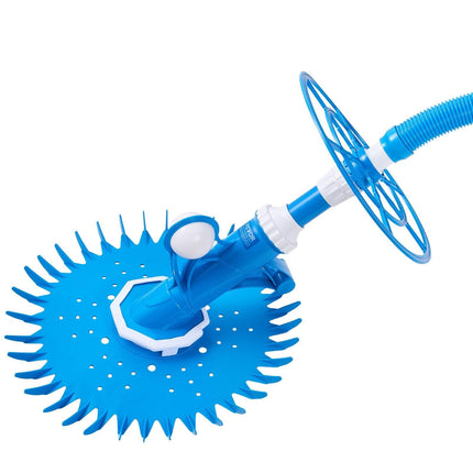 Suction Pool Cleaner, Automatic Pool Vacuum Cleaner, Suction Side Automatic Pool Cleaner, Suction Vacuum Pool Sweeper with 12 Hoses, for In-ground and Above-ground Pool Up to 609.6 x 1066.8 cm.