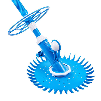 Suction Pool Cleaner, Automatic Pool Vacuum Cleaner, Suction Side Automatic Pool Cleaner, Suction Vacuum Pool Sweeper with 12 Hoses, for In-ground and Above-ground Pool Up to 609.6 x 1066.8 cm.