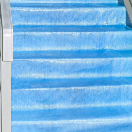 Carpet Protection Film, 40" x 84' Floor and Surface Shield, Easy to Cut Simple Installation, Fiber Fabric Car Mat Protection Film Roll for Construction & Renovation,Blue.
