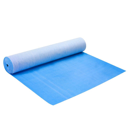 Carpet Protection Film, 40" x 84' Floor and Surface Shield, Easy to Cut Simple Installation, Fiber Fabric Car Mat Protection Film Roll for Construction & Renovation,Blue.