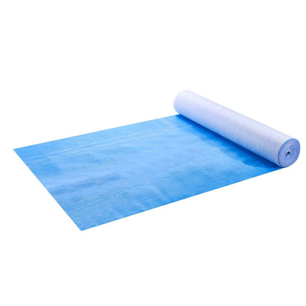 Carpet Protection Film, 40" x 84' Floor and Surface Shield, Easy to Cut Simple Installation, Fiber Fabric Car Mat Protection Film Roll for Construction & Renovation,Blue.