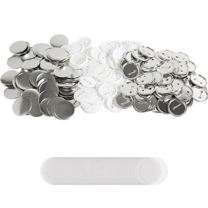 2.25" 58mm Button Badge Parts Supplies for Button Maker Machine 500 Sets.