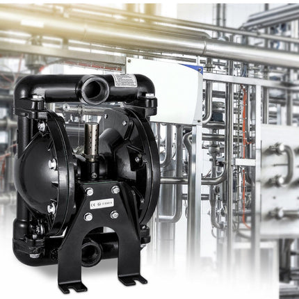 Air-Operated Double Diaphragm Pump 24 GPM 1 Inch Inlet And Outlet.
