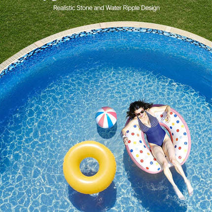 Round Pool Liner 24ft Overlap Style Pool Liner 54in Wall Height.