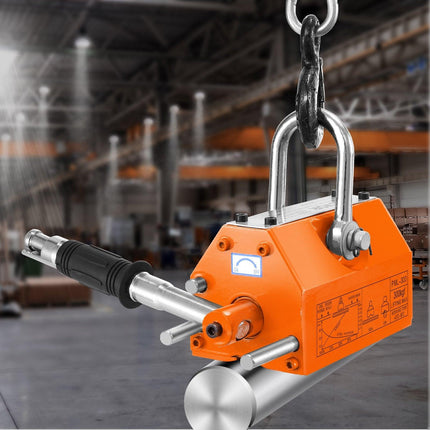 VEVOR Magnetic Lifter, 300 kg Pulling Capacity, 2.5 Safety Factor, Neodymium & Steel, Lifting Magnet with Release, Permanent Lift Magnets, Heavy Duty Magnet for Hoist, Shop Crane, Block, Board.