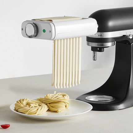 Pasta Attachment for KitchenAid Stand Mixer, 3-IN-1 Stainless Steel Pasta Roller Cutter Set Including Pasta Sheet Roller, Spaghetti and Fettuccine Cutter, 8 Adjustable Thickness Knob Pasta Maker.