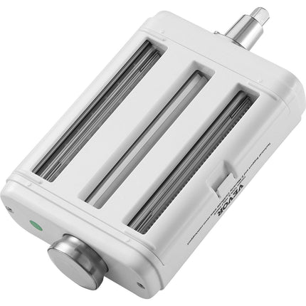 Pasta Attachment for KitchenAid Stand Mixer, 3-IN-1 Stainless Steel Pasta Roller Cutter Set Including Pasta Sheet Roller, Spaghetti and Fettuccine Cutter, 8 Adjustable Thickness Knob Pasta Maker.