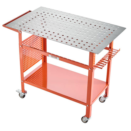Welding Table 40"x24" Welding Workbench with 800LBS Static Weight Capacity.