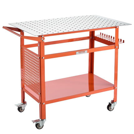 Welding Table 40"x24" Welding Workbench with 800LBS Static Weight Capacity.