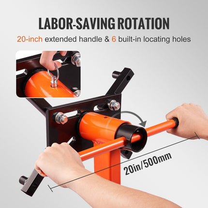 Engine Stand 750LBS Motor Hoist Dolly 360 Degree Adjustable Mounting Head.