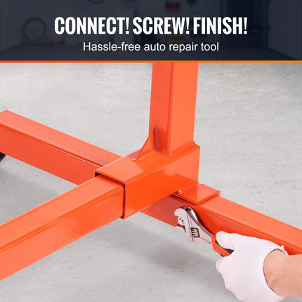 Engine Stand 750LBS Motor Hoist Dolly 360 Degree Adjustable Mounting Head.