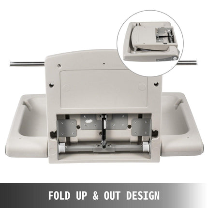 VEVOR Horizontal Baby Changing Table Wall-mounted Baby Diaper Changing Station Vertical Fold Down Baby Changing Table.