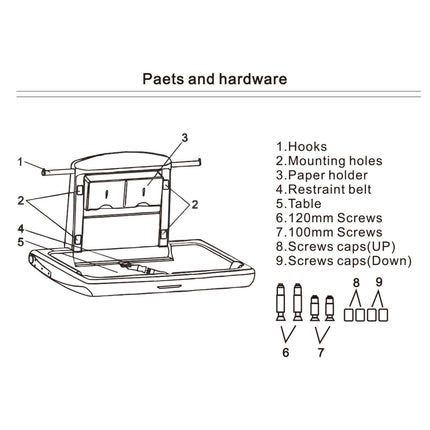 VEVOR Horizontal Baby Changing Table Wall-mounted Baby Diaper Changing Station Vertical Fold Down Baby Changing Table.