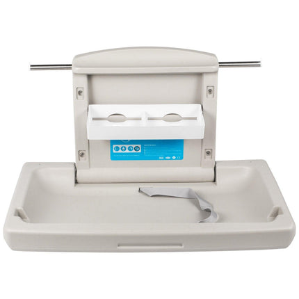 VEVOR Horizontal Baby Changing Table Wall-mounted Baby Diaper Changing Station Vertical Fold Down Baby Changing Table.
