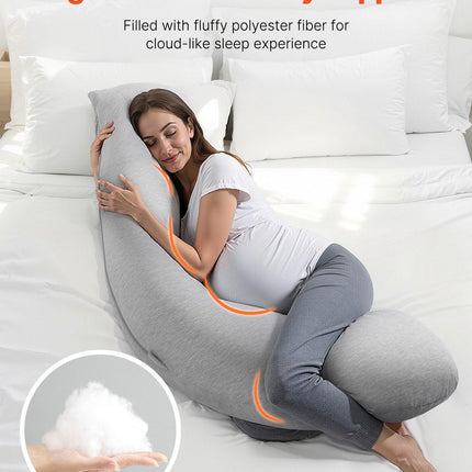 Pregnancy Pillows L-Shaped Pregnant Maternity Pillow Soft & Breathable.