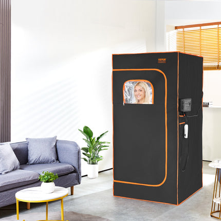 Sauna Tent Far Infrared 1400W Personal Home Spa Loss Weight Detox Therapy.